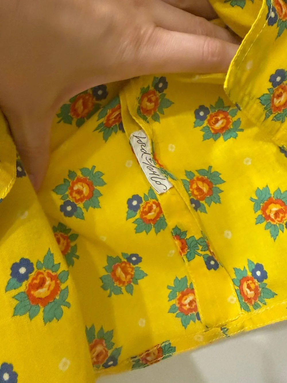 Vintage Oscar de la Renta II | 2-Pc Set | Floral Blouse Skirt | 14